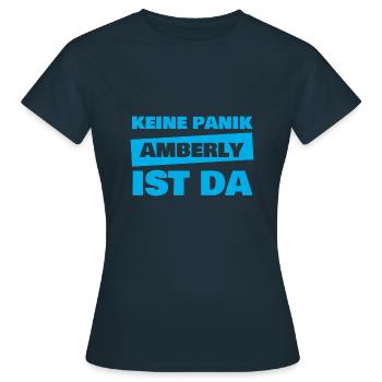 Ambré - T-shirt Femme - marine - Devant - AI Model Female 172 dark (172cm)