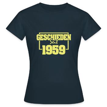 1959 - T-shirt Femme - marine - Devant - AI Model Female 172 dark (172cm)