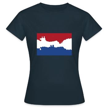 Netherlands - Women's T-Shirt - navy - Front - AI Model Female 172 dark (172cm)