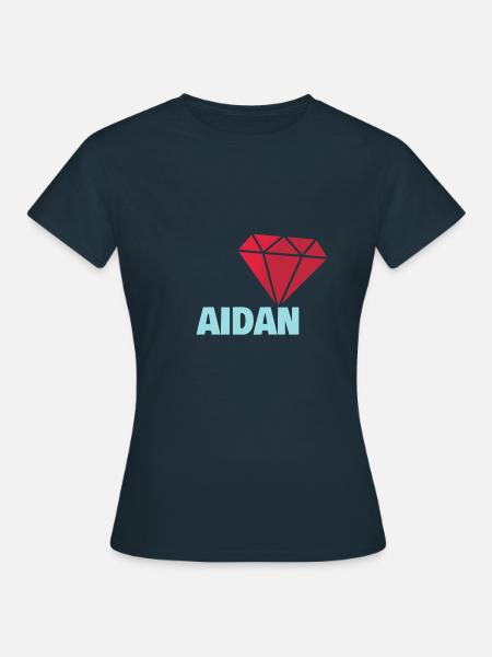 Edel Aidan - Frauen T-Shirt - Navy