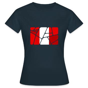 Peru Peru - Frauen T-Shirt - Navy - Vorne - AI Model Female 172 dark (172cm)