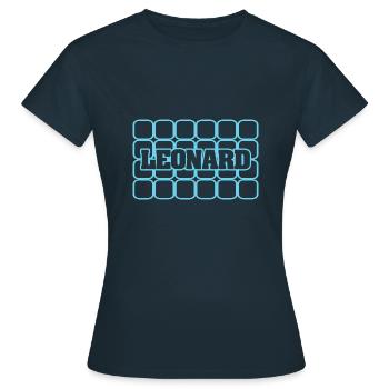 Leonard - T-shirt Femme - marine - Devant - AI Model Female 172 dark (172cm)
