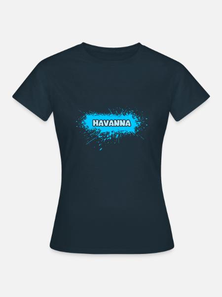 Sonne Havanna - Frauen T-Shirt - Navy