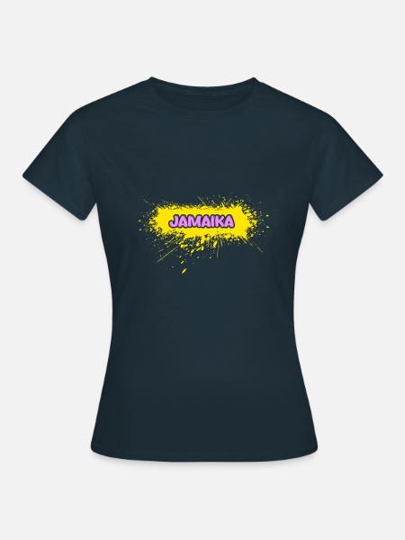 Jamaika - Frauen T-Shirt - Navy