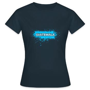 Guatemala - Frauen T-Shirt - Navy - Vorne - AI Model Female 172 dark (172cm)