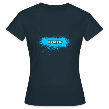 Kemer als Sonne - Frauen T-Shirt - Navy - Vorne - AI Model Female 172 dark (172cm)