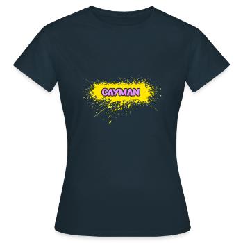 Sonne - Frauen T-Shirt - Navy - Vorne - AI Model Female 172 dark (172cm)