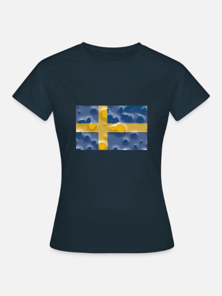 Schweden - Frauen T-Shirt - Navy