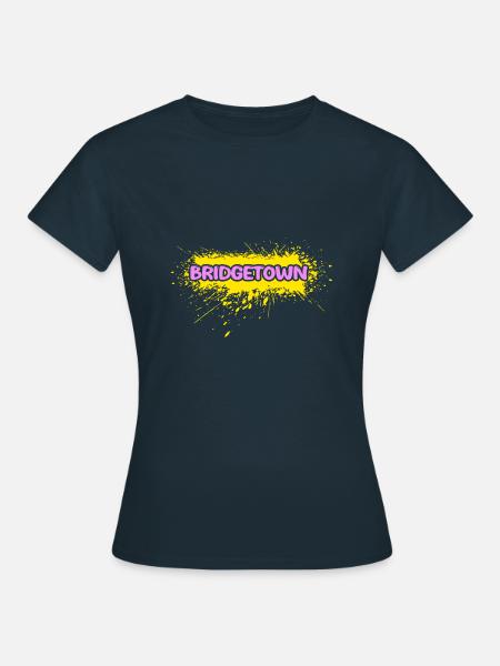 Sonne Bridgetown - Frauen T-Shirt - Navy