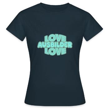 Instructor as a saying - Women's T-Shirt - navy - Front - AI Model Female 172 dark (172cm)