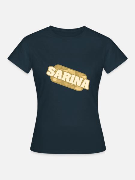 Natur Sarina - Frauen T-Shirt - Navy