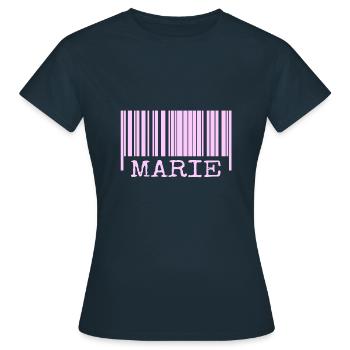 Marie Marie - T-shirt Femme - marine - Devant - AI Model Female 172 dark (172cm)