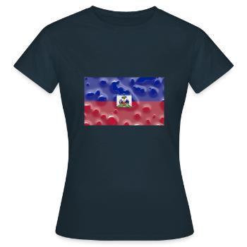 Haïti Haïti - T-shirt Femme - marine - Devant - AI Model Female 172 dark (172cm)