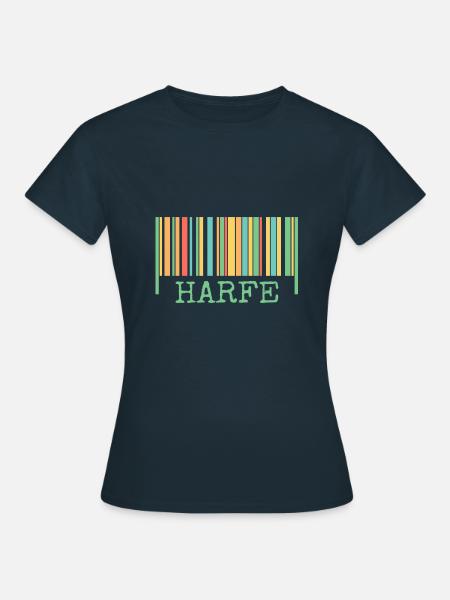 Harfe Harfe - Frauen T-Shirt - Navy