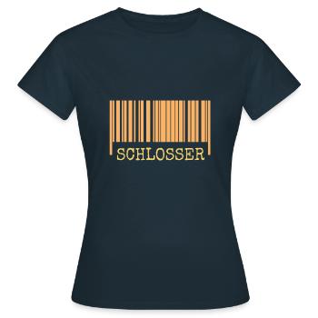 Schlosser Schlosser - Frauen T-Shirt - Navy - Vorne - AI Model Female 172 dark (172cm)