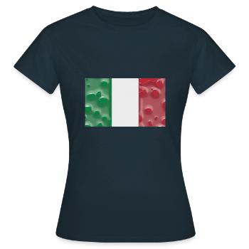 Italy Italy - Women's T-Shirt - navy - Front - AI Model Female 172 dark (172cm)