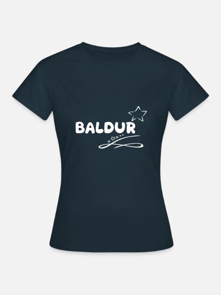Geschenk für Baldur - Frauen T-Shirt - Navy