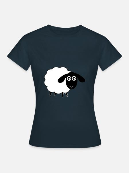 Schaf - Frauen T-Shirt - Navy