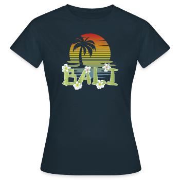 Bali - Indonesien - Frauen T-Shirt - Navy - Vorne - AI Model Female 172 dark (172cm)