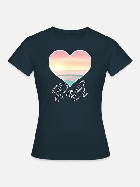 Bali - Indonesien - Frauen T-Shirt - Navy