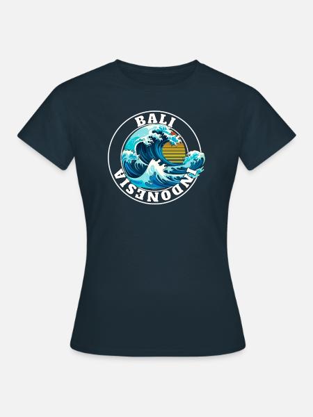 Bali - Indonesien - Frauen T-Shirt - Navy