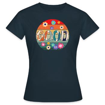 Good - Women's T-Shirt - navy - Front - AI Model Female 172 dark (172cm)
