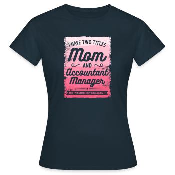 I'm The Crazy Rehab Nurse They Warned You About RN - T-shirt Femme - marine - Devant - AI Model Female 172 dark (172cm)