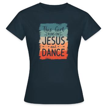 Ich bin die verrückte Reha-Krankenschwester, die dich vor RN gewarnt hat - Frauen T-Shirt - Navy - Vorne - AI Model Female 172 dark (172cm)