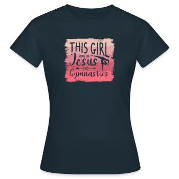 I'm The Crazy Rehab Nurse They Warned You About RN - T-shirt Femme - marine - Devant - AI Model Female 172 dark (172cm)