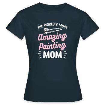 I'm The Crazy Rehab Nurse They Warned You About RN - T-shirt Femme - marine - Devant - AI Model Female 172 dark (172cm)