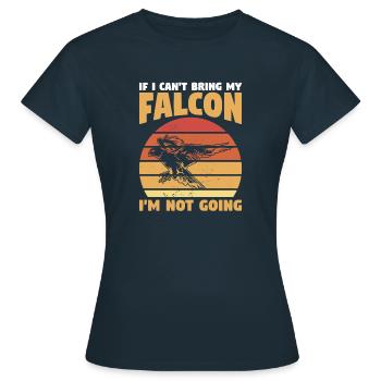Ich bin die verrückte Reha-Krankenschwester, vor der sie dich gewarnt haben RN - Frauen T-Shirt - Navy - Vorne - AI Model Female 172 dark (172cm)