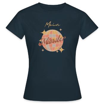 Moin Münster - Women's T-Shirt - navy - Front - AI Model Female 172 dark (172cm)
