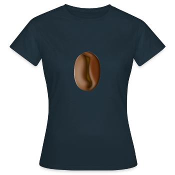 Grain de café - T-shirt Femme - marine - Devant - AI Model Female 172 dark (172cm)