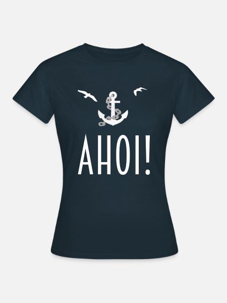 Ahoi! - Frauen T-Shirt - Navy