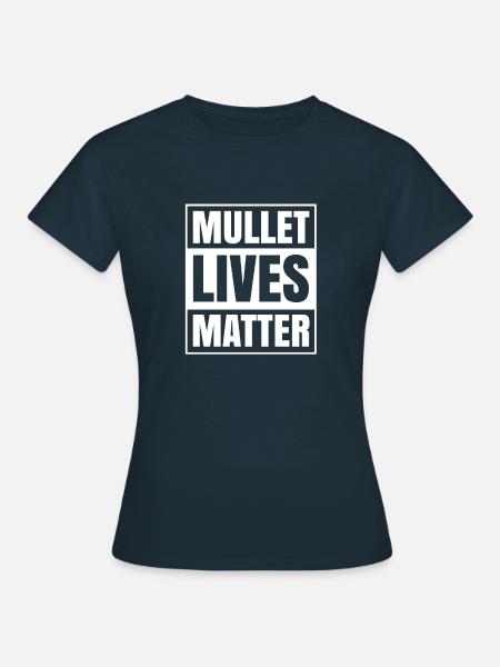 Coupe de cheveux style mulet coupe de cheveux Barber Southern - T-shirt Femme - marine