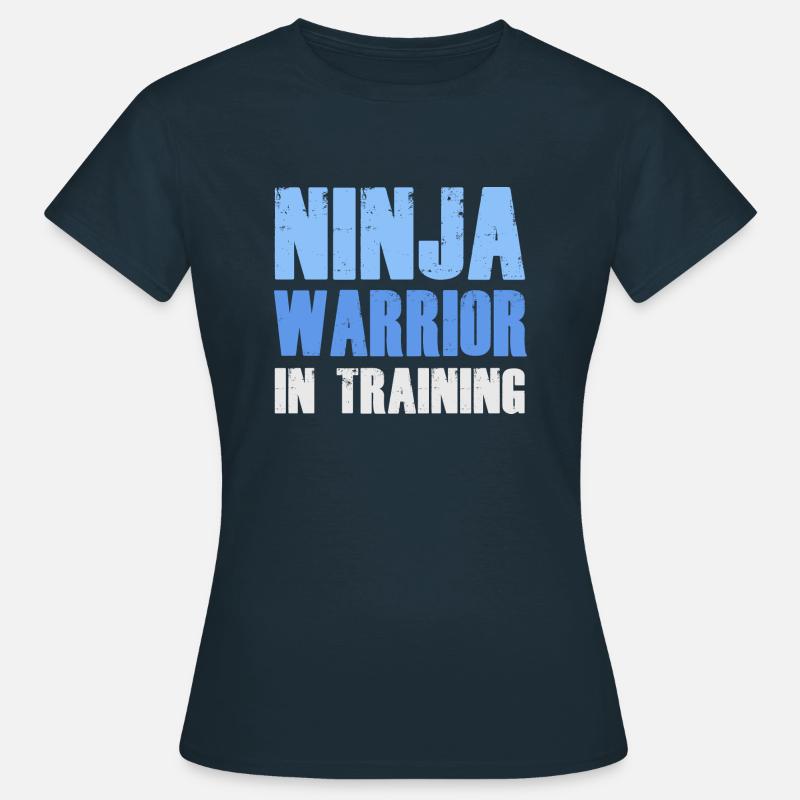 Ninja Warrior In Training - Women's T-Shirt - navy