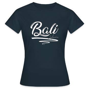 Bali - Indonesien - Frauen T-Shirt - Navy - Vorne - AI Model Female 172 dark (172cm)