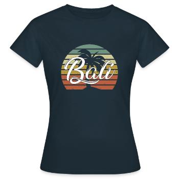 Bali - Indonesien - Frauen T-Shirt - Navy - Vorne - AI Model Female 172 dark (172cm)