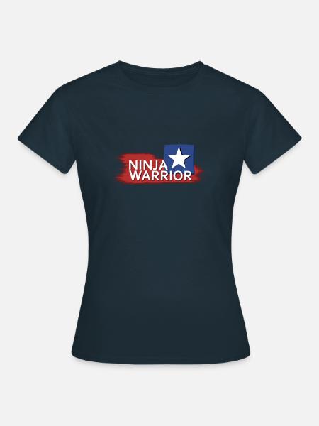Ninja Warrior - Frauen T-Shirt - Navy