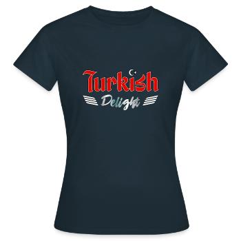 Turkish Delight - Frauen T-Shirt - Navy - Vorne - AI Model Female 172 dark (172cm)