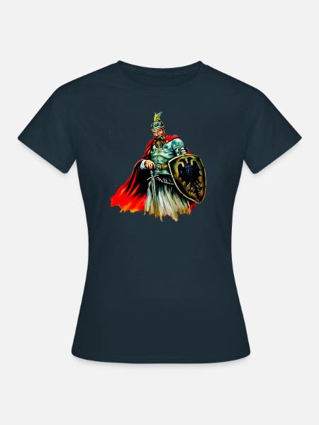 skenderbeu - Frauen T-Shirt - Navy
