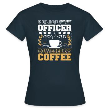 Policier policier chargé de l’application de la loi - T-shirt Femme - marine - Devant - AI Model Female 172 dark (172cm)