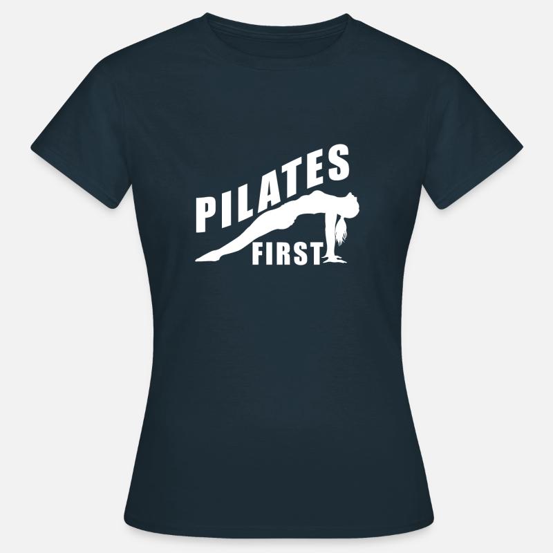 Pilates First - Women's T-Shirt - navy