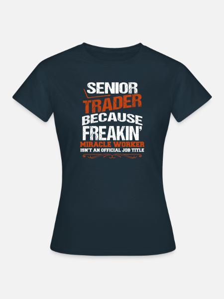 Senior Trader - Frauen T-Shirt - Navy