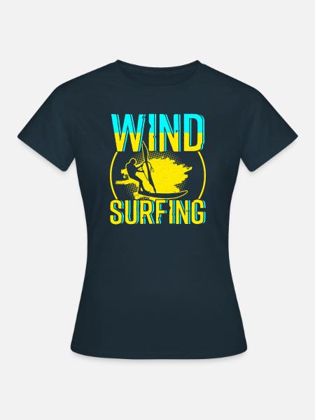 Windsurfing - Frauen T-Shirt - Navy