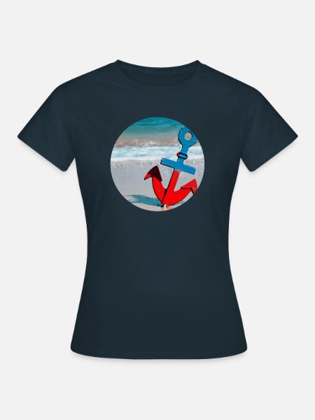 Anker - Ocean - Frauen T-Shirt - Navy