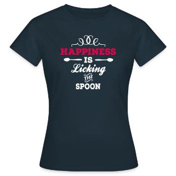 cuire - T-shirt Femme - marine - Devant - AI Model Female 172 dark (172cm)