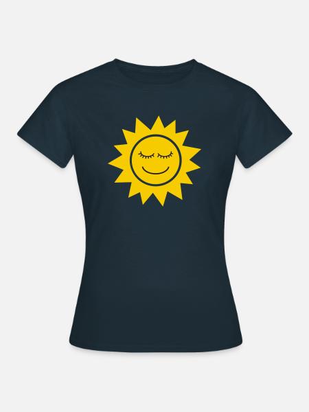 Morgensonne - Frauen T-Shirt - Navy