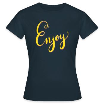 Jouir - T-shirt Femme - marine - Devant - AI Model Female 172 dark (172cm)
