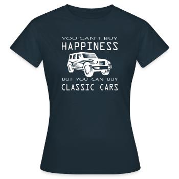 Voiture voiture - T-shirt Femme - marine - Devant - AI Model Female 172 dark (172cm)